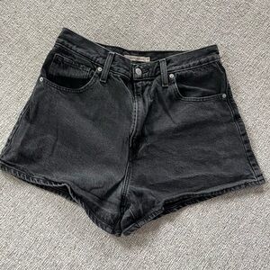 Levi’s Black Denim Women's Shorts